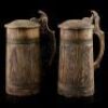 Lot # 73: Two Tall Beer Mugs
