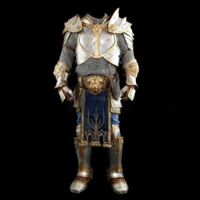Lot # 75: King Llane's (Dominic Cooper) Flashback Battle Armor