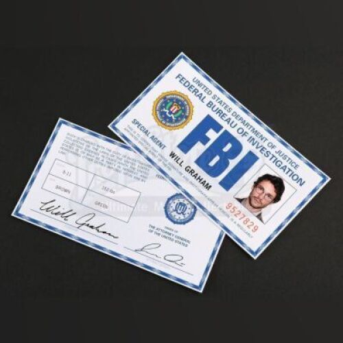 SEASONS 1-3<br>Will Graham's (Hugh Dancy) Alternate FBI ID Cards