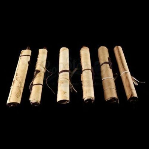 Lot # 96: Six Medivh's (Ben Foster) Library Scrolls