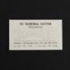 SEASONS 1-3<br>Hannibal Lecter's (Mads Mikkelsen) Business Card