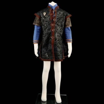 Lot # 184: Varian's Leather Jacket and Tunic Costume