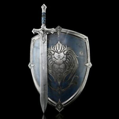 Lot # 193: Alliance Foot Soldier Sword and Shield
