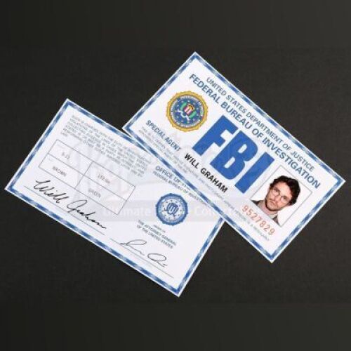 SEASONS 1-3<br>Will Graham's (Hugh Dancy) Alternate FBI ID Cards