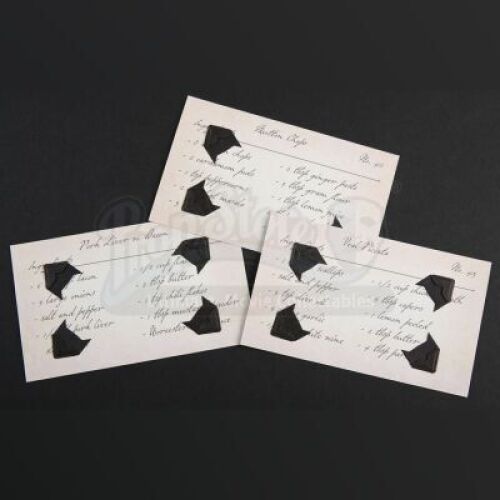 SEASONS 1 AND 2<br>Hannibal Lecter's (Mads Mikkelsen) Recipe Cards
