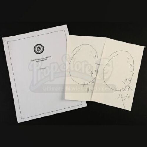 SEASONS 1-3<br>Will Graham's (Hugh Dancy) FBI Pamphlet and Encephalitis Clock Prints
