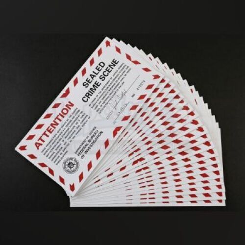SEASON 1<br>FBI Sealed Crime Scene Stickers