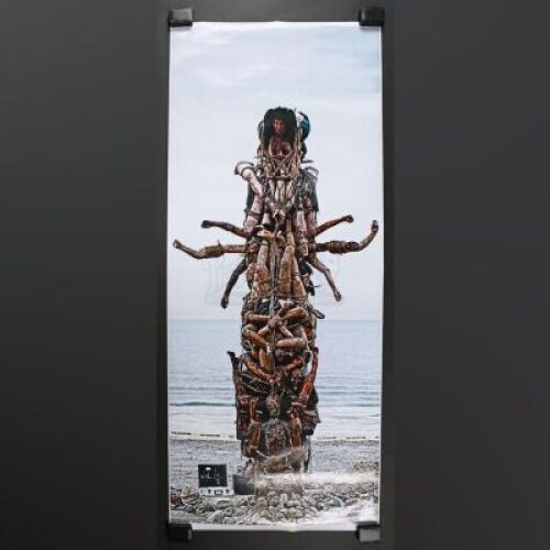 SEASON 1 EPISODE 9: "TROU NORMAND"<br>Large Human Totem Pole Poster
