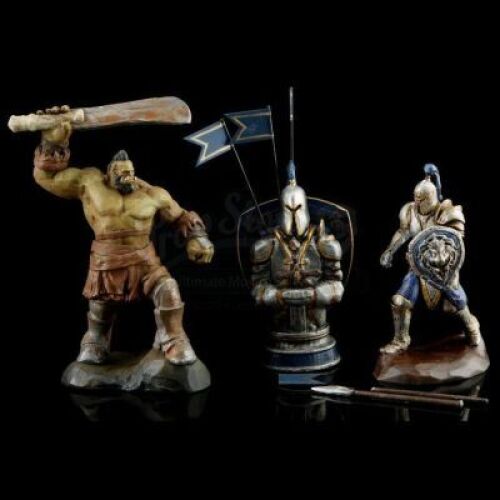 Lot # 272: Three Miniature War Room Figurines