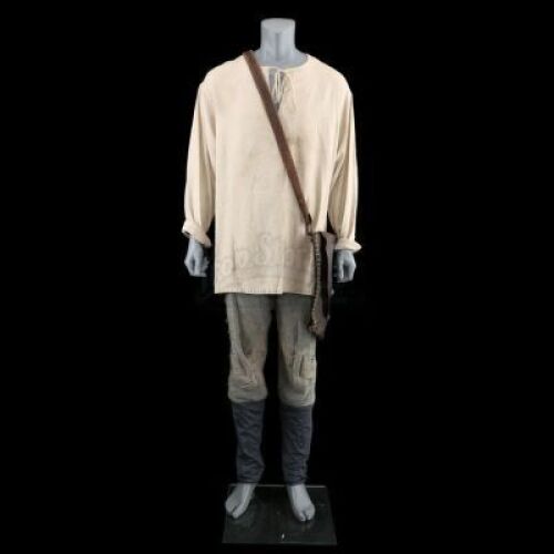 Lot # 281: Khadgar's (Ben Schnetzer) Reading Shirt, Pants, and Satchel