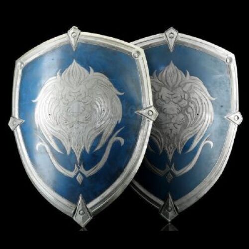 Lot # 282: Two Unfinished Alliance Foot Soldier Shields