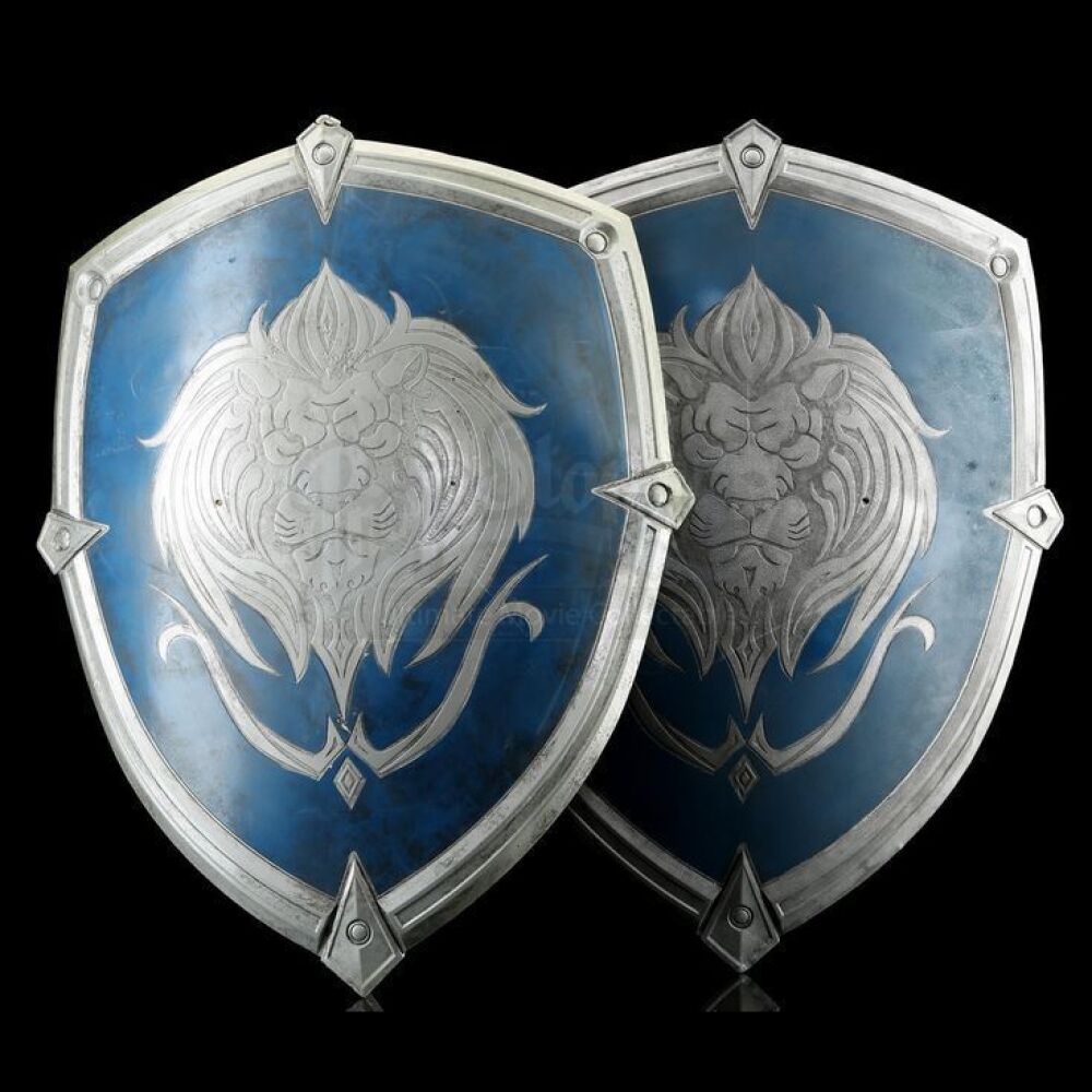 Two Shields Lot # 282: Two Unfinished Alliance Foot Soldier Shields