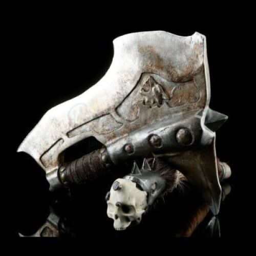 Lot # 319: Broken Frostwolf Orc Axe