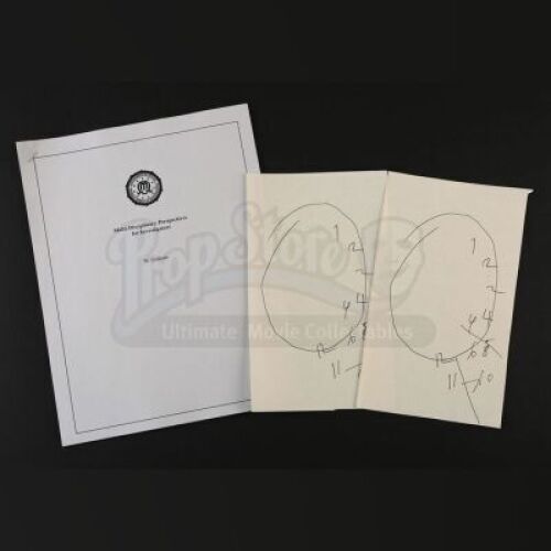 SEASONS 1-3<br>Will Graham's (Hugh Dancy) FBI Pamphlet and Encephalitis Clock Prints