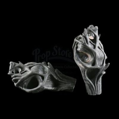 Lot # 338: Medivh's (Ben Foster) Prototype Raven Bases