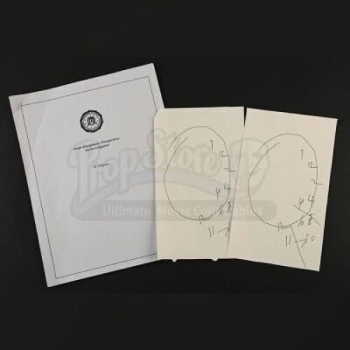 SEASONS 1-3<br>Will Graham's (Hugh Dancy) FBI Pamphlet and Encephalitis Clock Prints