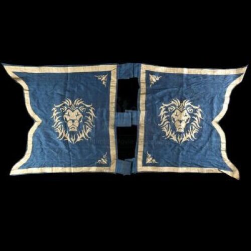 Lot # 348: Two Small Alliance Lion Banners