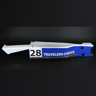 RUSH - Travellers Checks '28' Formula 1 Prop Race Car Right Side Pod (RCP022)