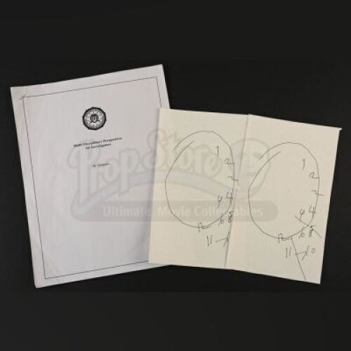 SEASONS 1-3<br>Will Graham's (Hugh Dancy) FBI Pamphlet and Encephalitis Clock Prints
