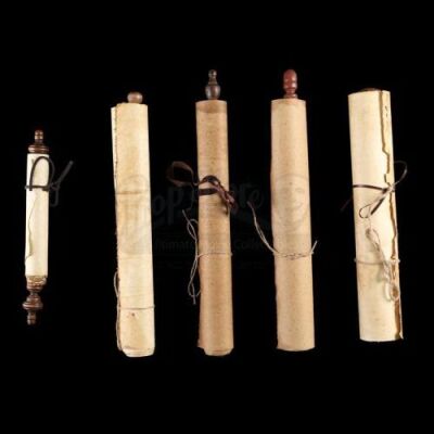 Lot # 381: Five Medivh's (Ben Foster) Library Scrolls