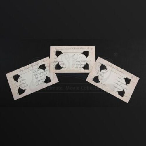 SEASONS 1 AND 2<br>Hannibal Lecter's (Mads Mikkelsen) Recipe Cards