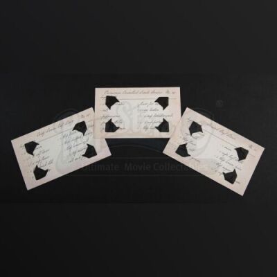 SEASONS 1 AND 2<br>Hannibal Lecter's (Mads Mikkelsen) Recipe Cards