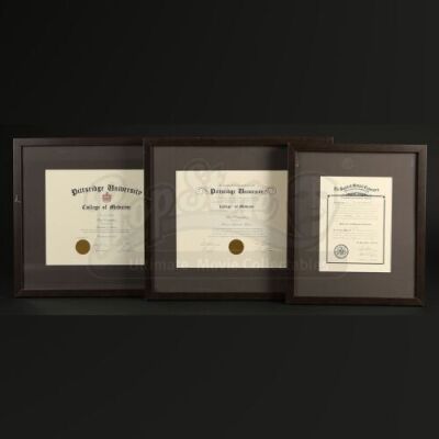 SEASON 1 EPISODE 11: "ROTI"<br>Paul Carruthers' (Todd Dulmage) Framed Medical Certificates
