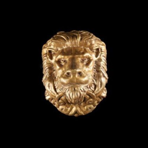 Lot # 401: King Llane's (Dominic Cooper) Chandelier Lion Adornments with Metal Attachment