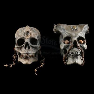 Lot # 411: Two Orc Skulls