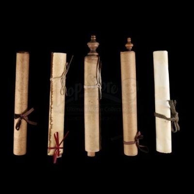 Lot # 417: Five Medivh's (Ben Foster) Library Scrolls