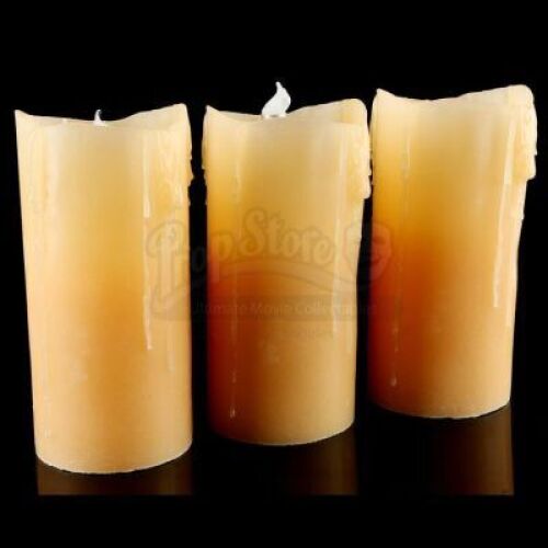 Lot # 421: Three Medivh's (Ben Foster) Library Candles