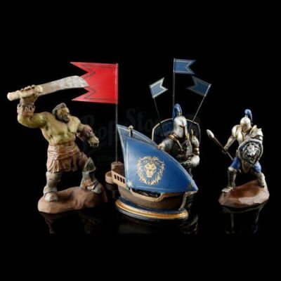Lot # 430: Five Miniature War Room Figurines