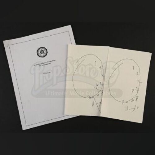 SEASONS 1-3<br>Will Graham's (Hugh Dancy) FBI Pamphlet and Encephalitis Clock Prints
