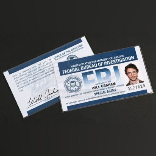 SEASONS 1-3<br>Will Graham's (Hugh Dancy) FBI ID Cards