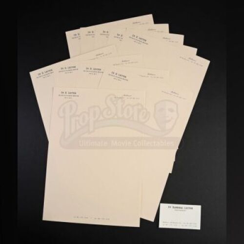 SEASONS 1-3<br>Hannibal Lecter's (Mads Mikkelsen) Stationery and Business Card