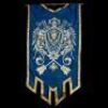 Lot # 465: Alliance Lion Banner with Metal Rod