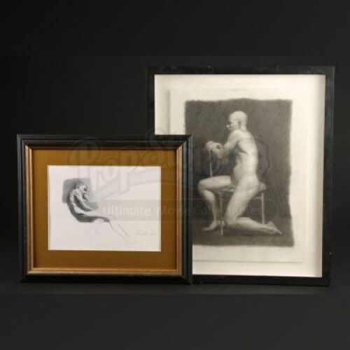 SEASONS 1-3<br>Hannibal Lecter's (Mads Mikkelsen) Framed Office Sketches