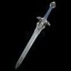 Lot # 472: Alliance Royal Guard and Knight Hero Close-Up Steel Blade Sword
