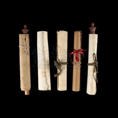 Lot # 476: Five Medivh's (Ben Foster) Library Scrolls