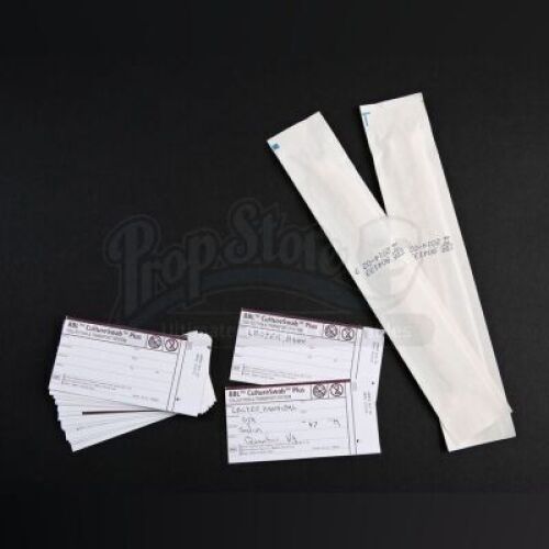 SEASONS 2 AND 3<br>Hannibal Lecter's (Mads Mikkelsen) Culture Swab Labels and Applicators
