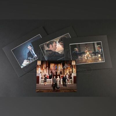 SEASON 2<br>Hugh Dancy Signed Promo Photo and 3 Matted Photos Lot