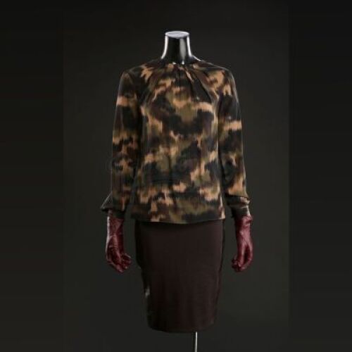 SEASON 2 EPISODE 2: "SAKIZUKE"<br>Bedelia Du Maurier's (Gillian Anderson) Blouse, Skirt and Gloves