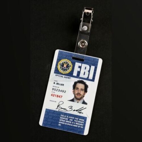 SEASONS 1-3<br>Brian Zeller (Aaron Abrams) FBI ID Badge