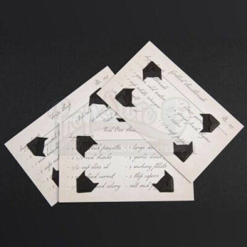 SEASONS 1 AND 2<br>Hannibal Lecter's (Mads Mikkelsen) Recipe Cards