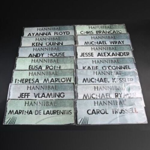 SEASONS 1-3<br>Laminated Crew Placards