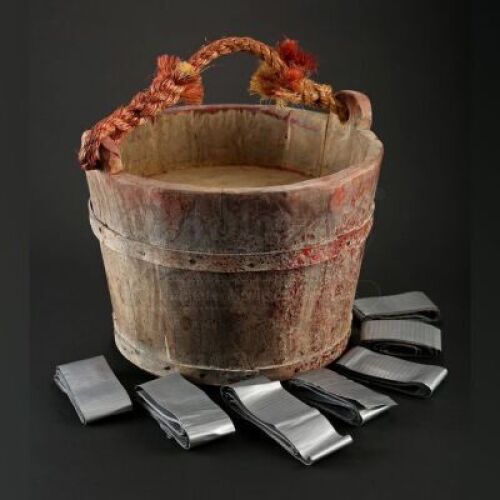 SEASON 2 EPISODE 5: "MUKOZUKE"<br>Hannibal Lecter's (Mads Mikkelsen) Bloody Bucket and Duct Tape