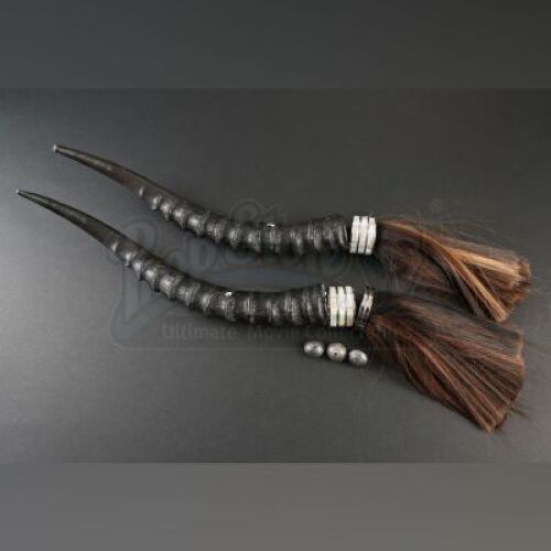 SEASON 2<br>Hannibal Lecter's (Mads Mikkelsen) Bedroom Horns with Tassels