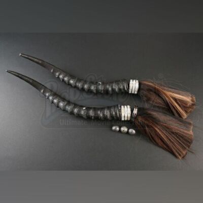 SEASON 2<br>Hannibal Lecter's (Mads Mikkelsen) Bedroom Horns with Tassels