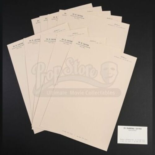 SEASONS 1-3<br>Hannibal Lecter's (Mads Mikkelsen) Stationery and Business Card