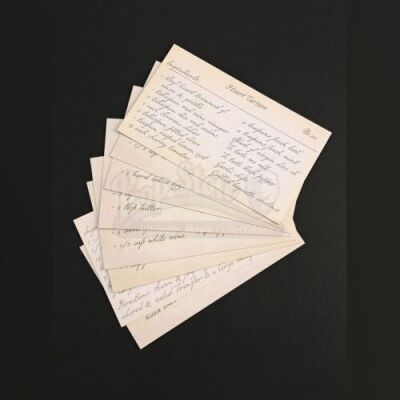 SEASON 2 EPISODE 6: "FUTAMONO"<br>Hannibal Lecter's (Mads MIkkelsen) Heart Tartare and Other Recipe Cards